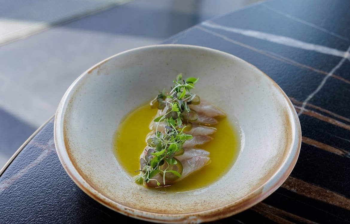 Our Raw Bar is all about freshness. From delicate Hiramasa Sashimi to oysters with yuzu and Yell (1) Our Raw Bar is all about freshness. From delicate Hiramasa Sashimi to oysters with yuzu and Yell (1)