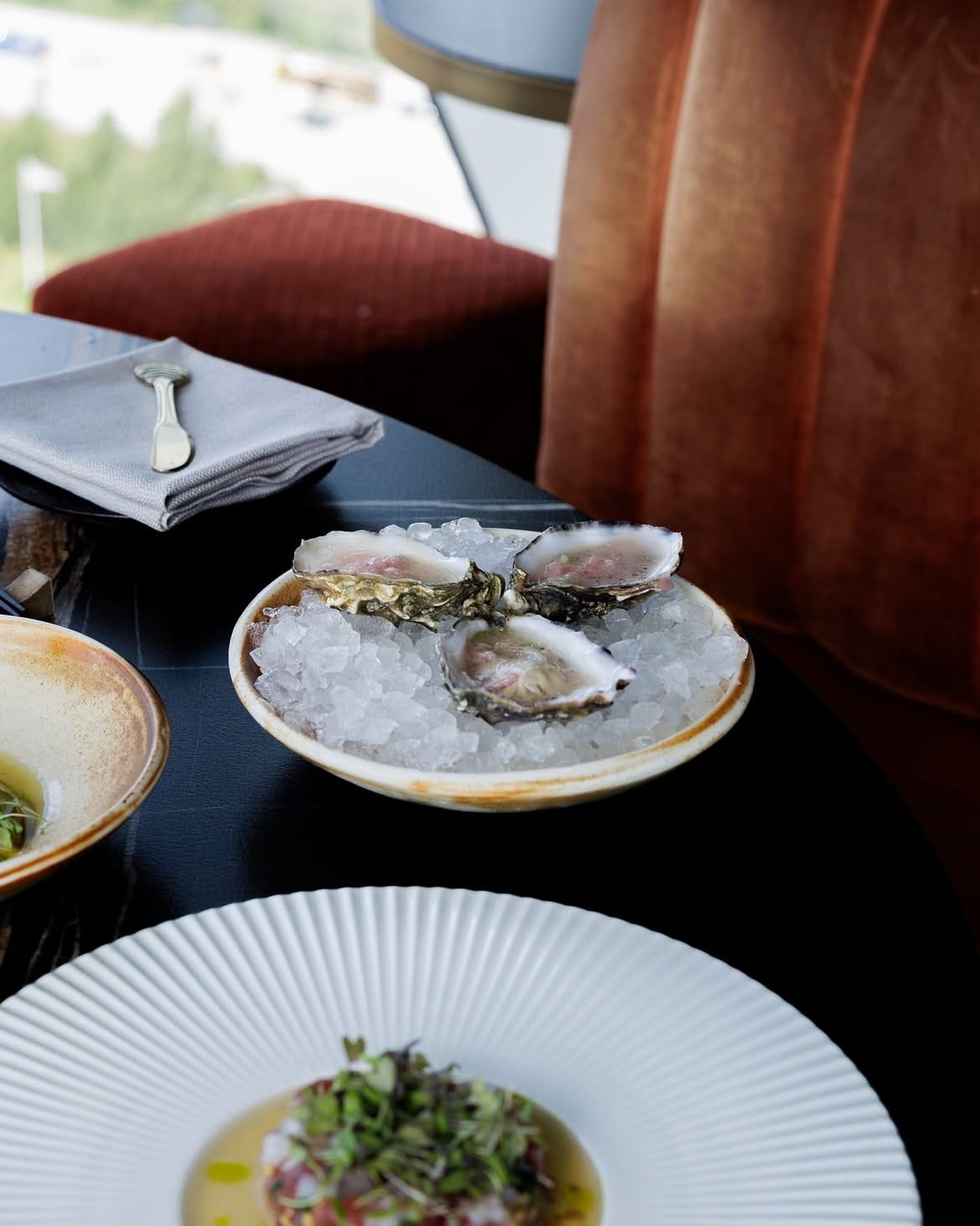 Our Raw Bar is all about freshness. From delicate Hiramasa Sashimi to oysters with yuzu and Yell Our Raw Bar is all about freshness. From delicate Hiramasa Sashimi to oysters with yuzu and Yell
