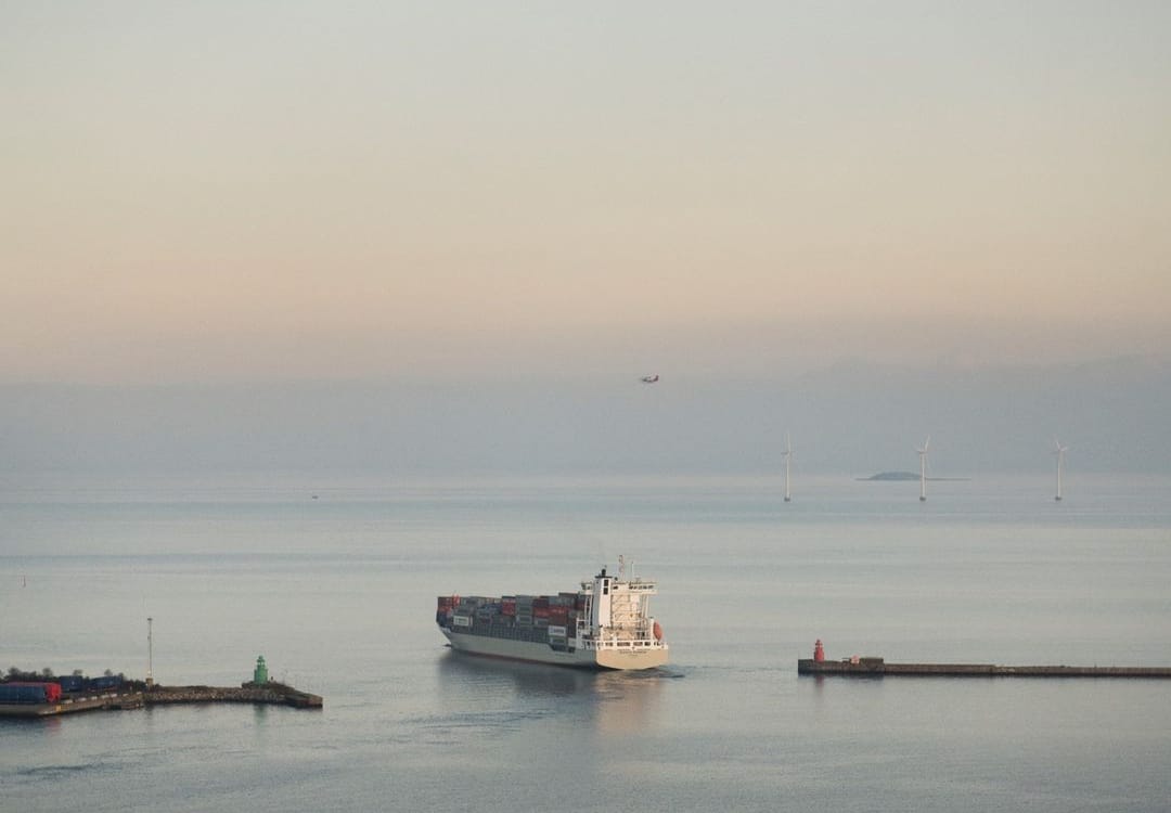 The sky meets the sea. The sky meets the sea.